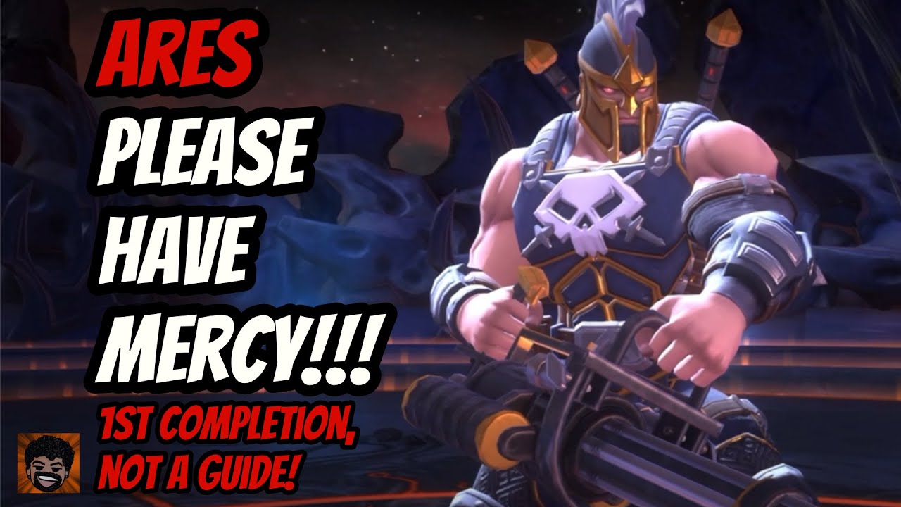 Ares Final Boss Fight - My 1st Completion - ARES IS NO JOKE!!! - Marvel Contest of Champions