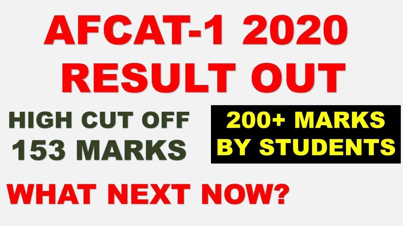 AFCAT 1 2020 Results Out And What's Next | 200+ Marks By Students | High Cut Off