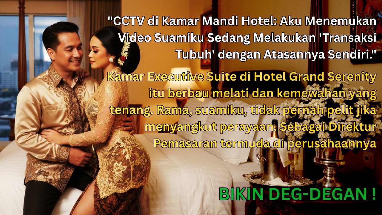 CCTV di Kamar Mandi Hotel Aku Menemukan Video Suamiku Sedang Melakukan 'Transaksi Tub