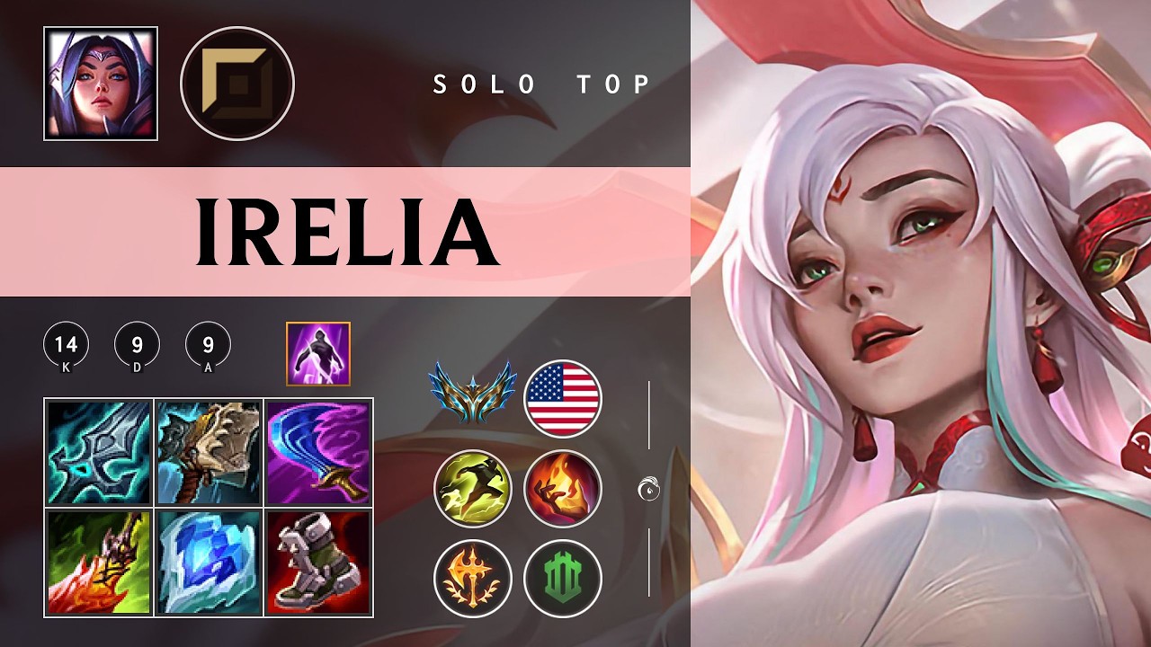 Irelia Top vs Fiora - NA Challenger Patch 26.04