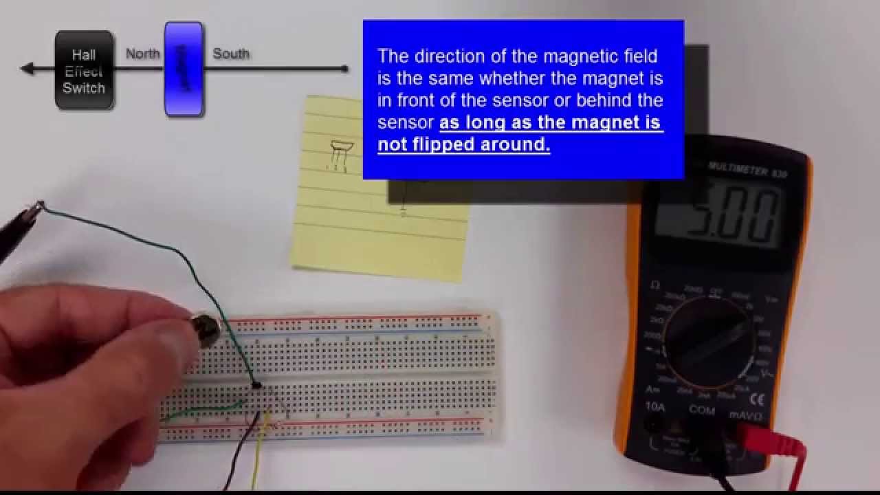 Hall Effect Switch (Magnetic) - Tutorial and Applications