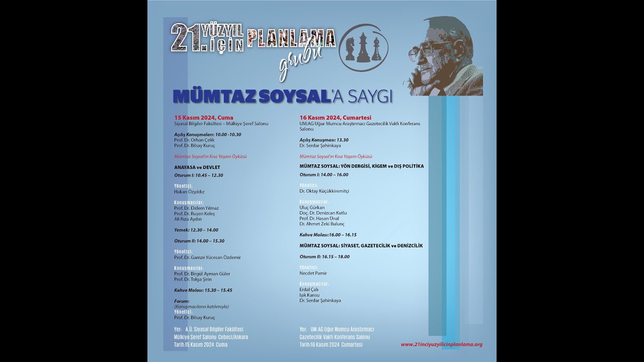 Mümtaz Soysal'a Saygı (1. Gün)
