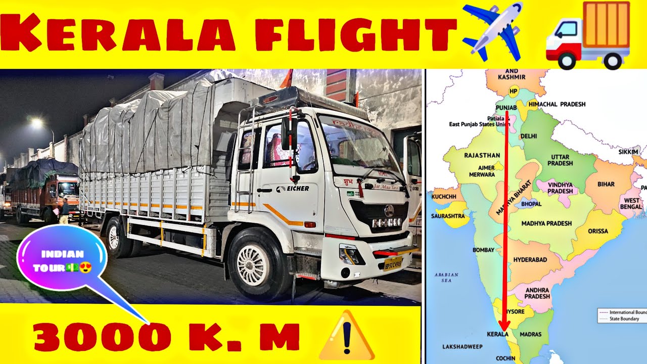 Ludhiana to kerala 🚚🛫! First Road Trip 😍! @tktearning @TRUCKHERO9023 @Sonutiwari0366
