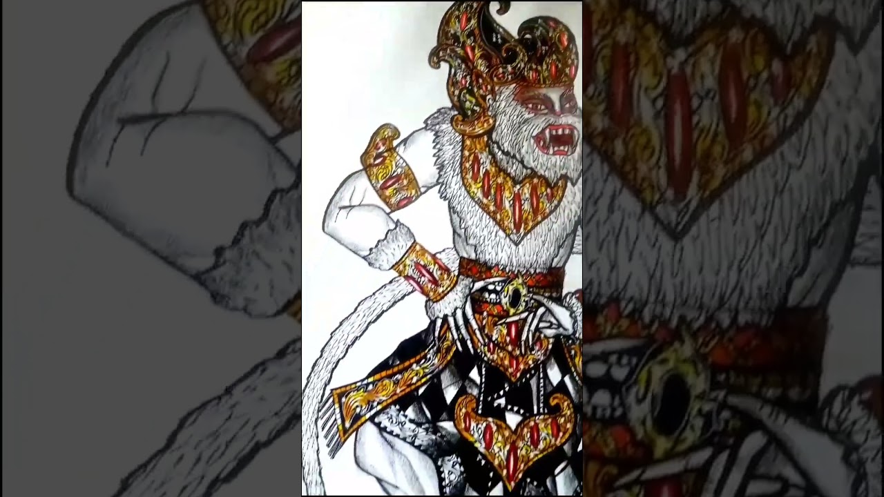 Gambar Wayang Anoman |Hanuman #wayang #anoman #anomanobo #ramayana #ramashinta