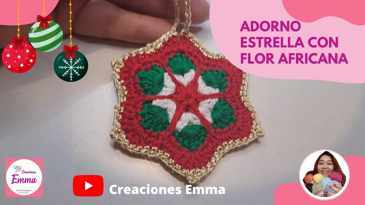 ADORNO ESTRELLA FLOR AFRICANA