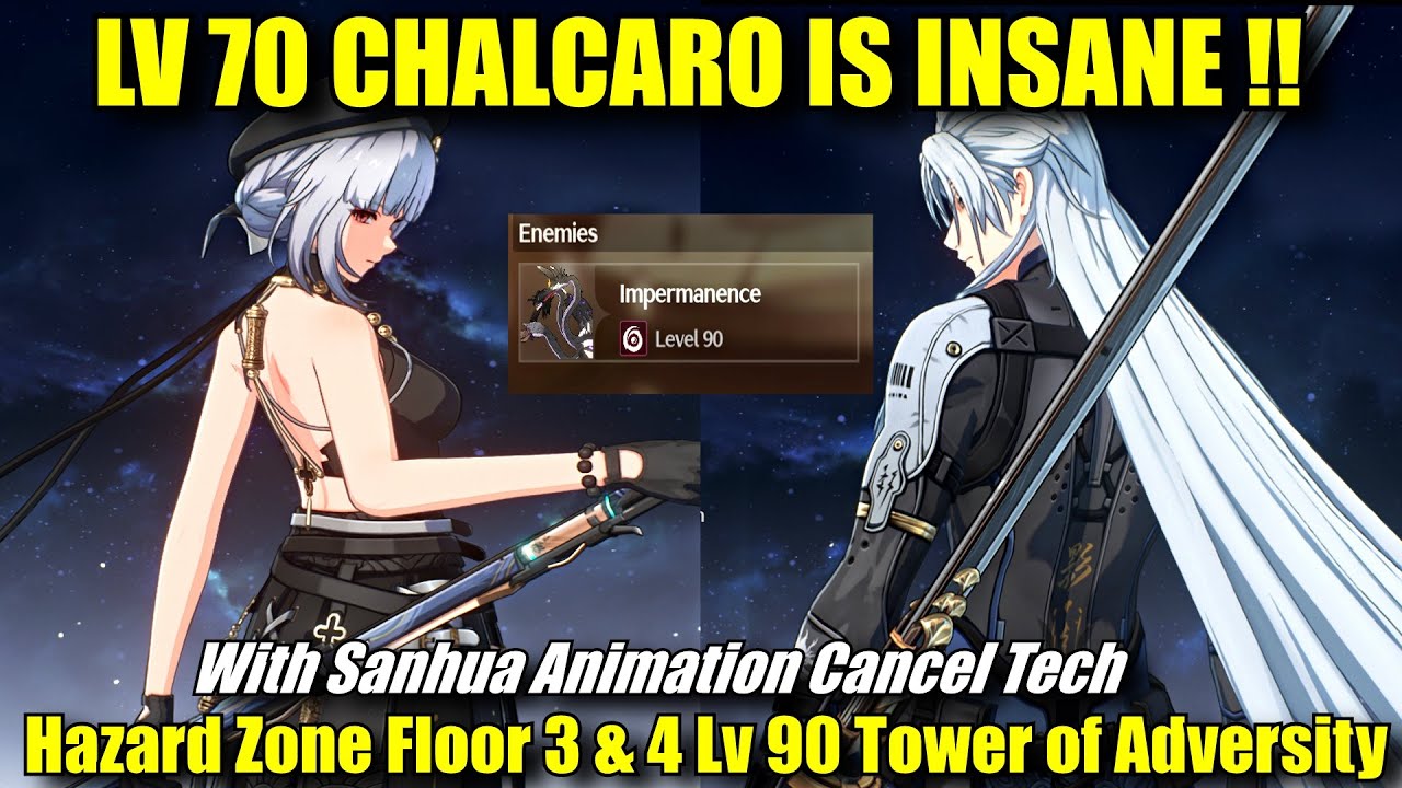 LV 70 CHALCARO IS INSANE !! Hazard Zone Floor 3 & 4 Lv 90 Tower of Adversity Gameplay Showcase