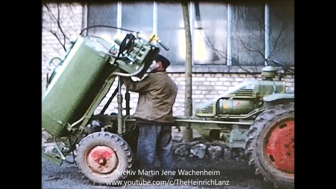 Fendt Geräteträger F220 GT mit Aufbauspritze von Holder 1968 | Hydraulisch Kippbar | 8mm Schmalfilm