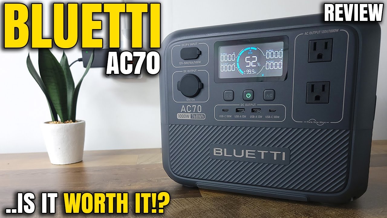 Мой честный обзор | Обзор портативной электростанции Bluetti AC70