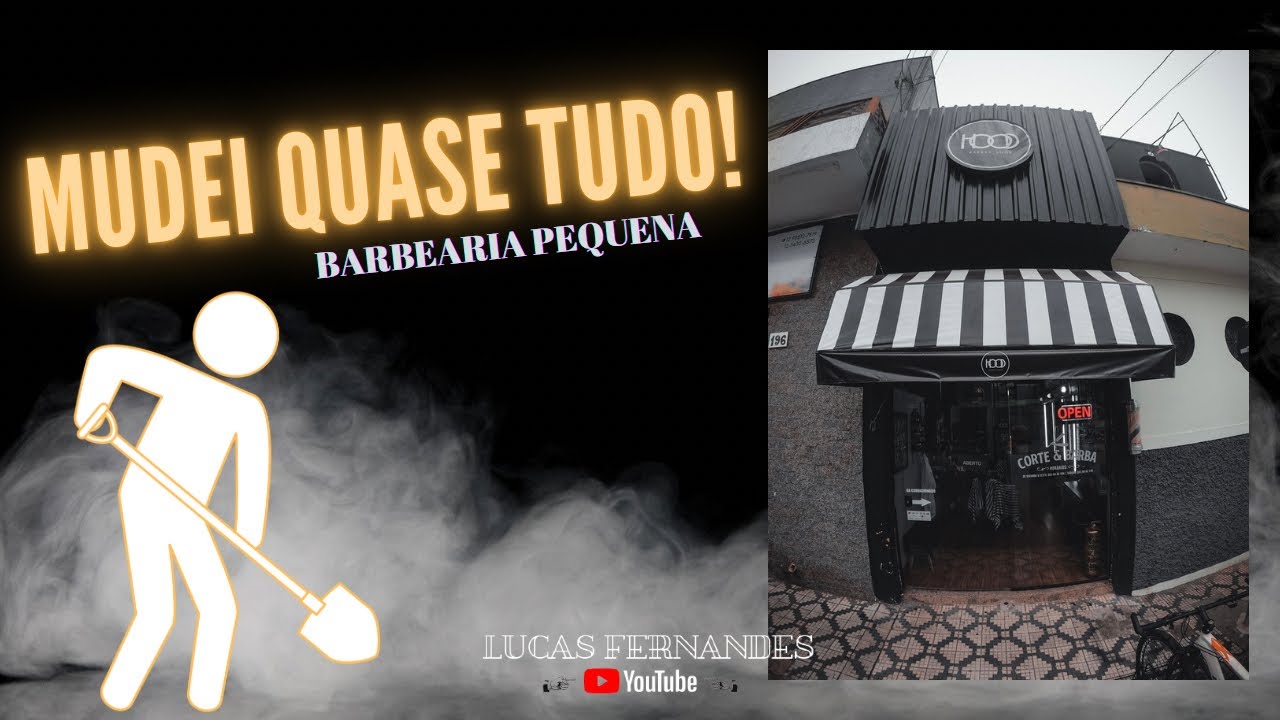 VEJA O QUE EU FIZ NA MINHA BARBEARIA 😱 IDEIAS PARA BARBEARIA EM ESPAÇO PEQUENO 💡