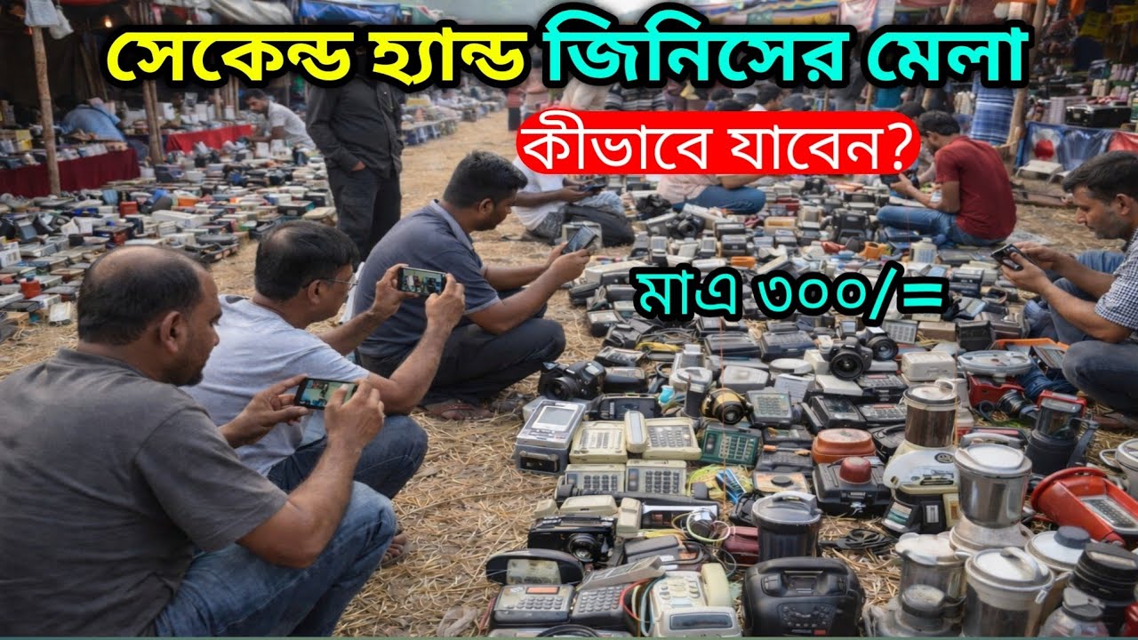 সেকেন্ড হ্যান্ড জিনিসের মেলা কিভাবে যাবেন || Bishnupur second hand Mela || Bishnupur Mela