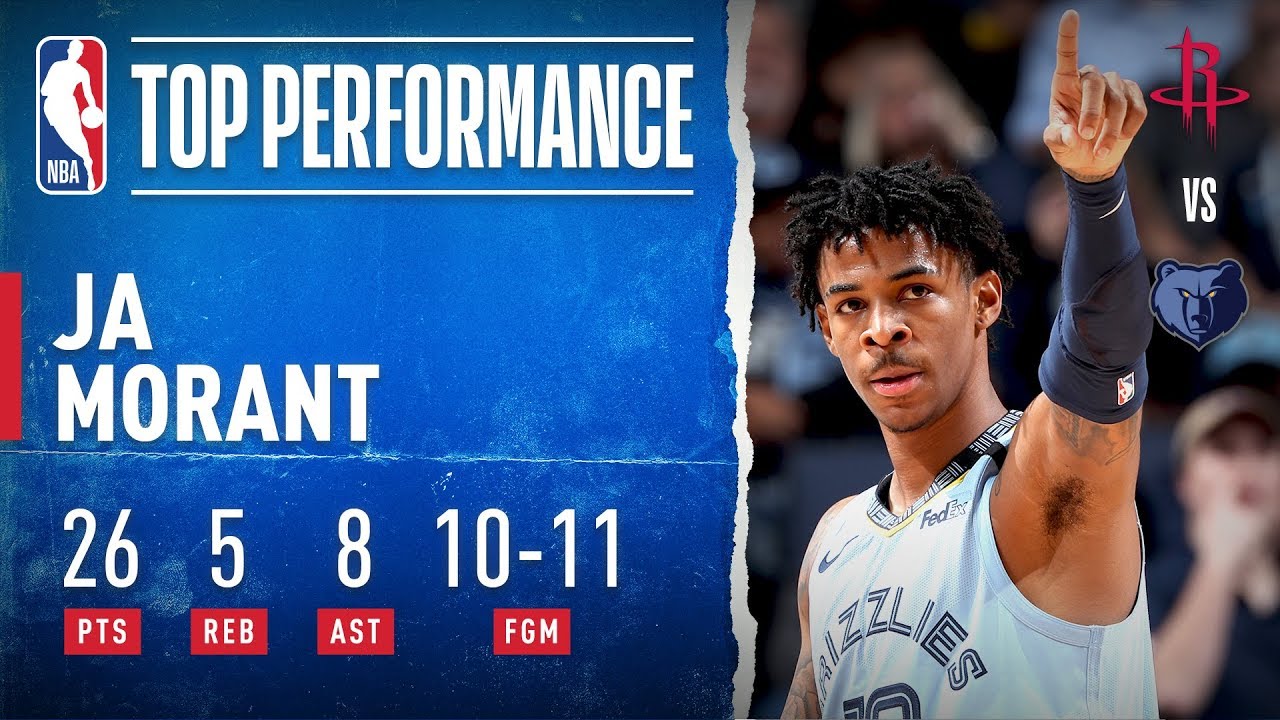 JA SHOWS OUT Against Houston!
