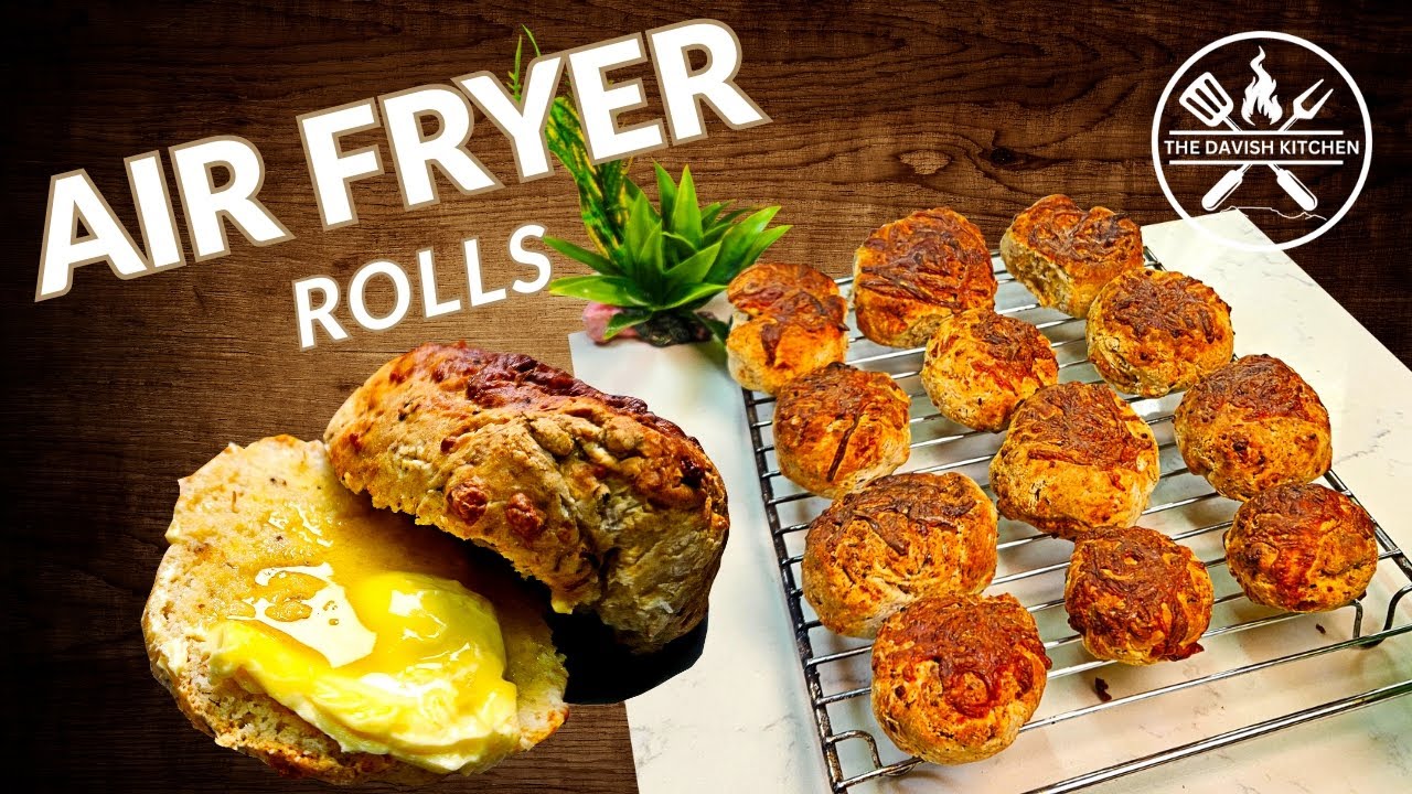 Make Delicious Air Fryer Cheese Bread Rolls in Just 15 Minutes!