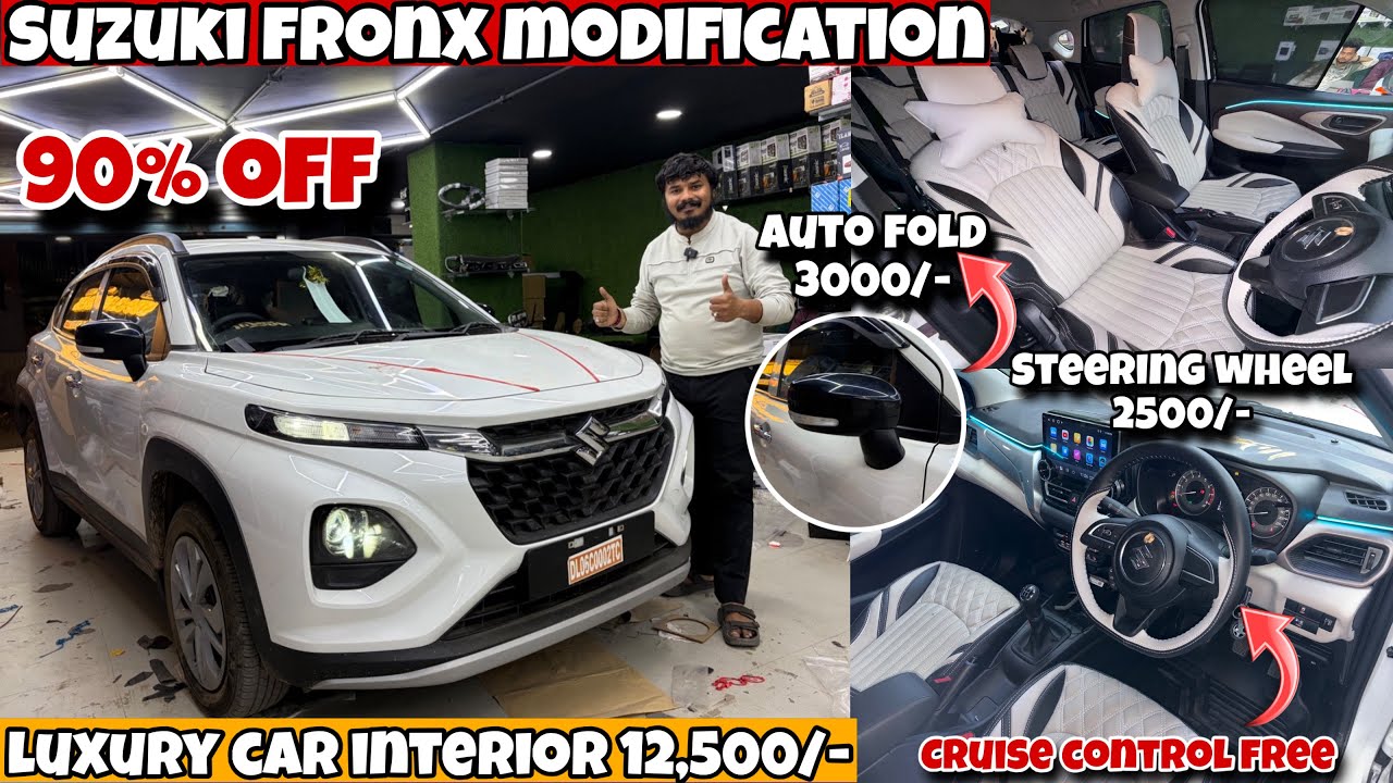 2026 SUZUKI FRONX MODIFICATION ✅SIGMA TO ALPHA|| BASE TOP WITH GENUINE SUZUKI ITEMS