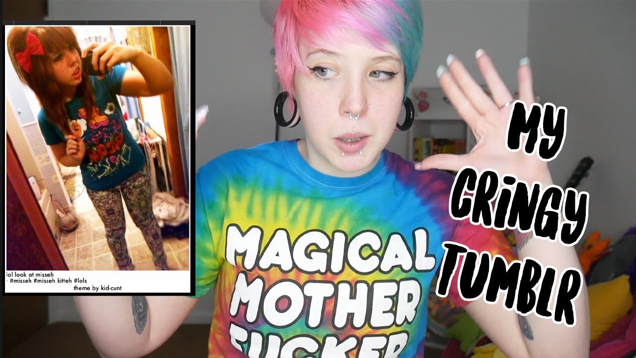 Reacting To My Old Cringy Tumblr