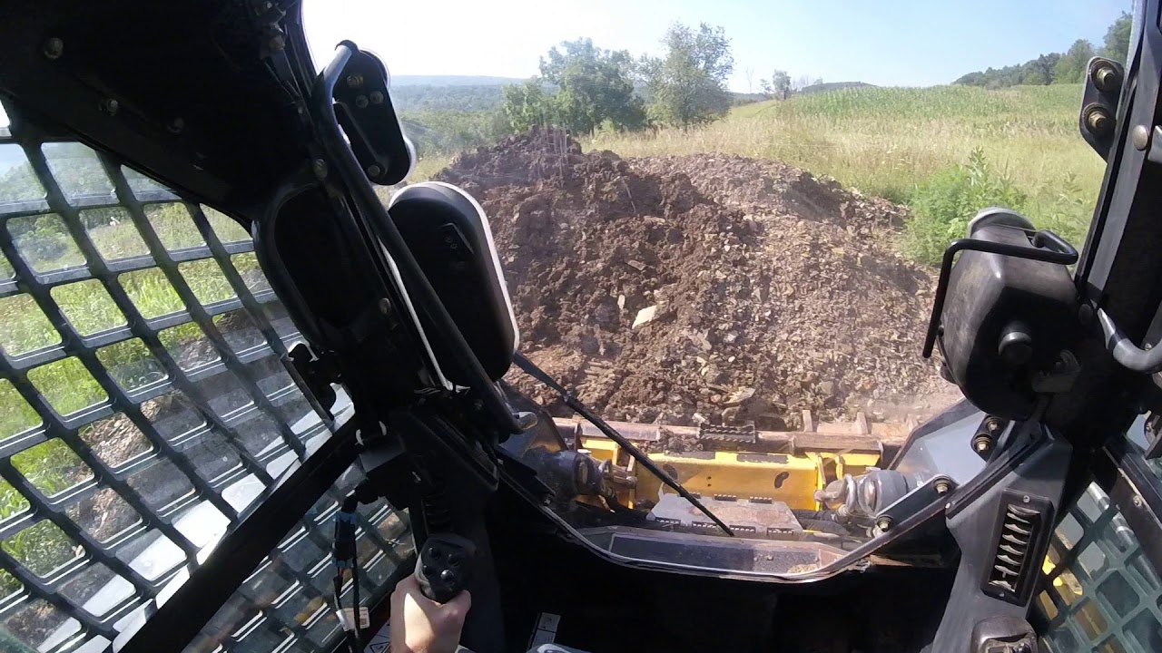 John Deere 333D Hi-Flow Compact Track Loader GoPro!