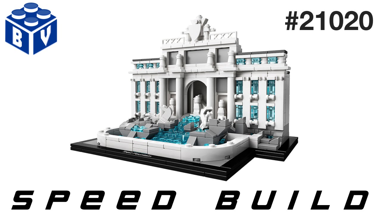 LEGO Architecture #21020 Trevi Fountain Speed Build