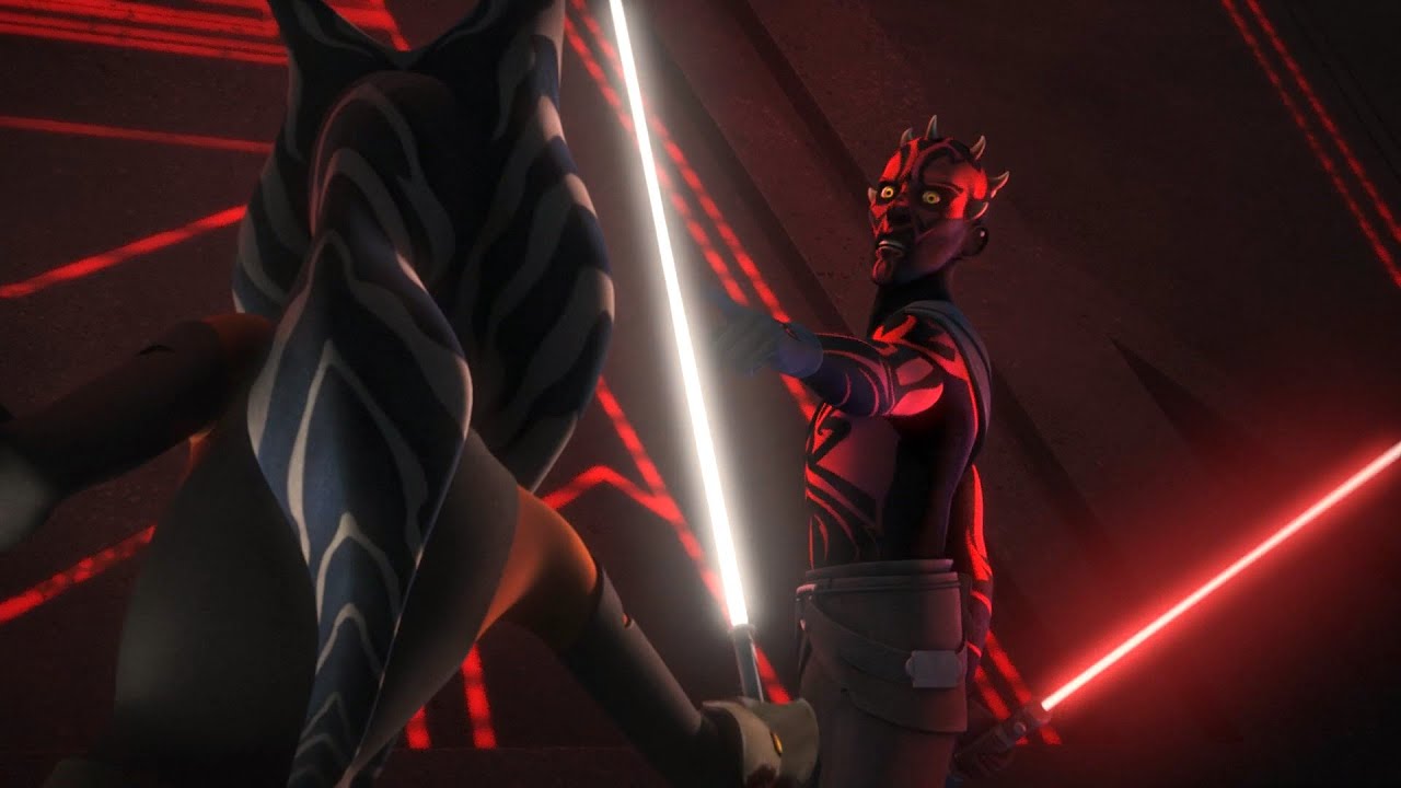 Ahsoka Tano & Kanan vs Maul [4K HDR] - Star Wars: Rebels