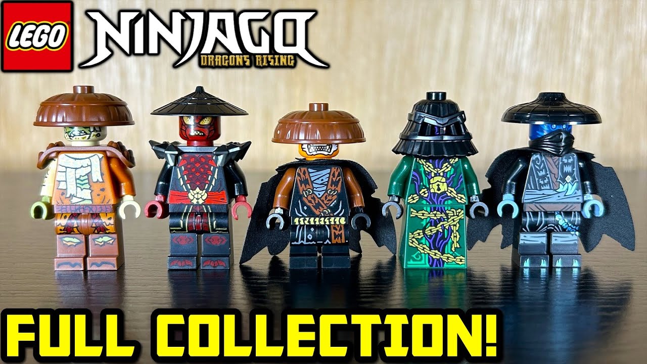 All 5 Forbidden Five Minifigures! 😈 Ninjago Dragons Rising Complete Collection!