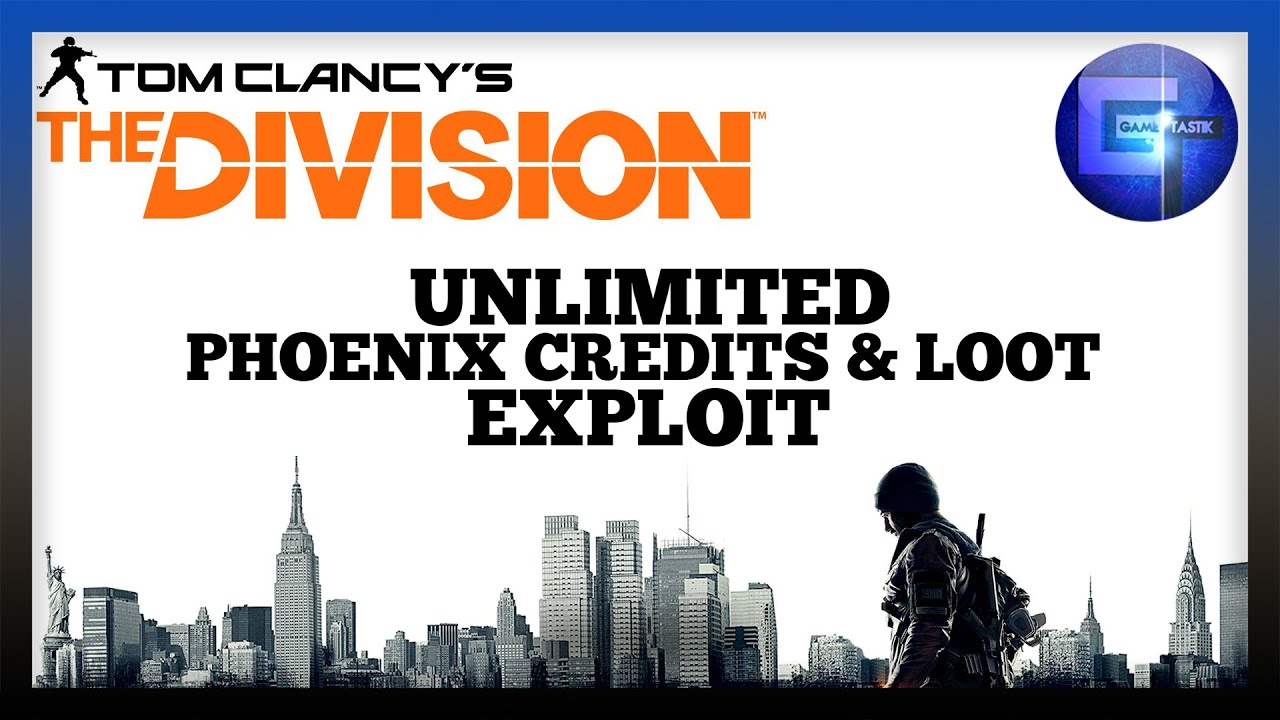The Division - (LOOT CAVE) Unlimited Phoenix Credits, Loot And Resources Exploit Glitch