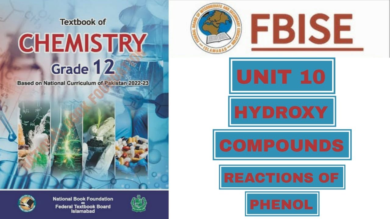 Unit 10: Hydroxy Compounds | Class 12 Chemistry (FBISE/NBF)