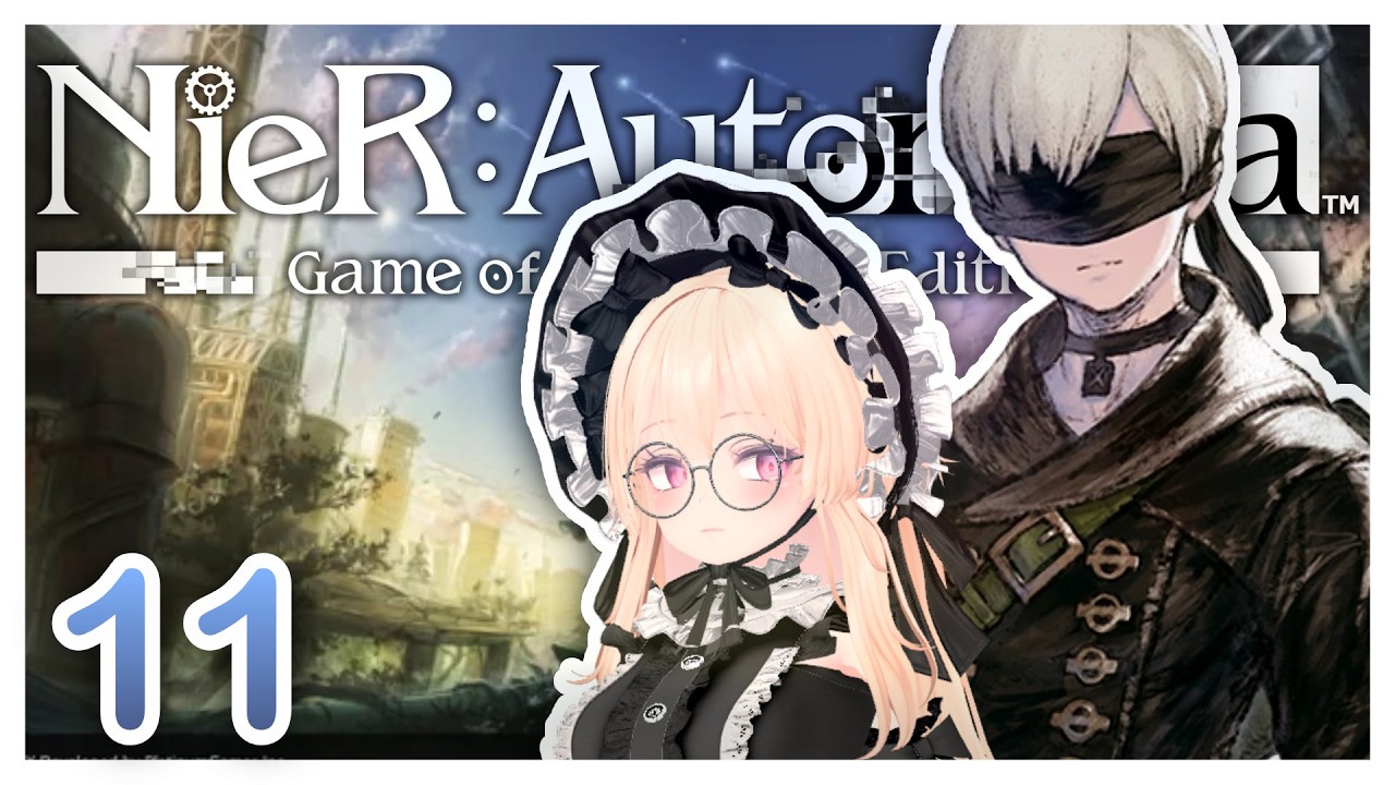 【Nier: Automata】 Continuing with Route C/D 【Part 11】 Blind Playthrough