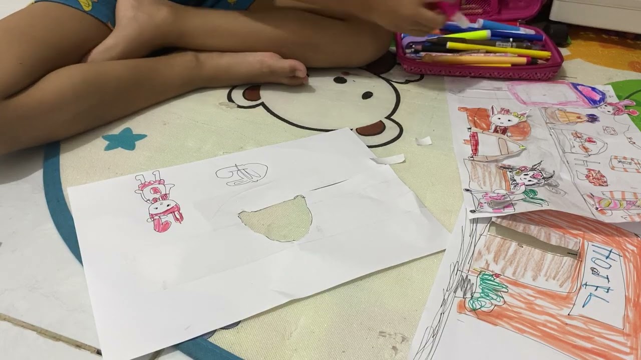bikin mainan papper doll sendiri 😁