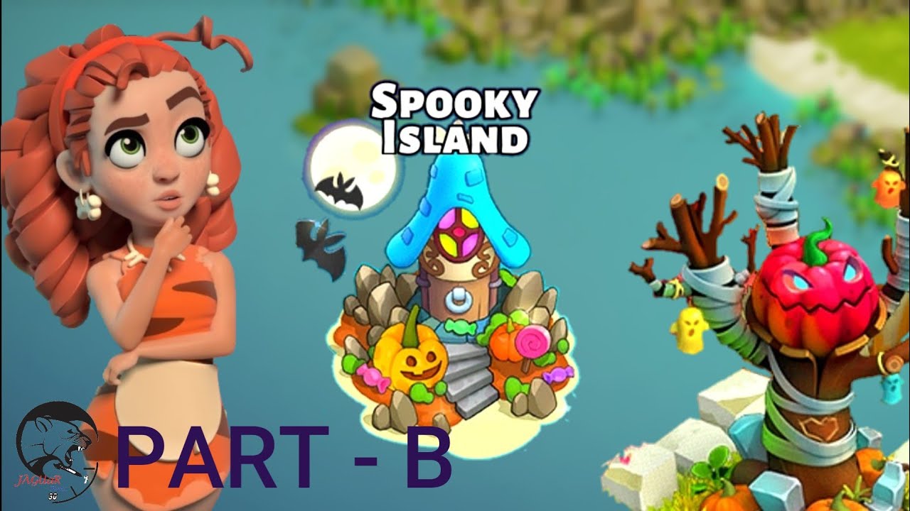 Spooky island |Part-B |Scarecrow |make scare crow |Family Island 🏝