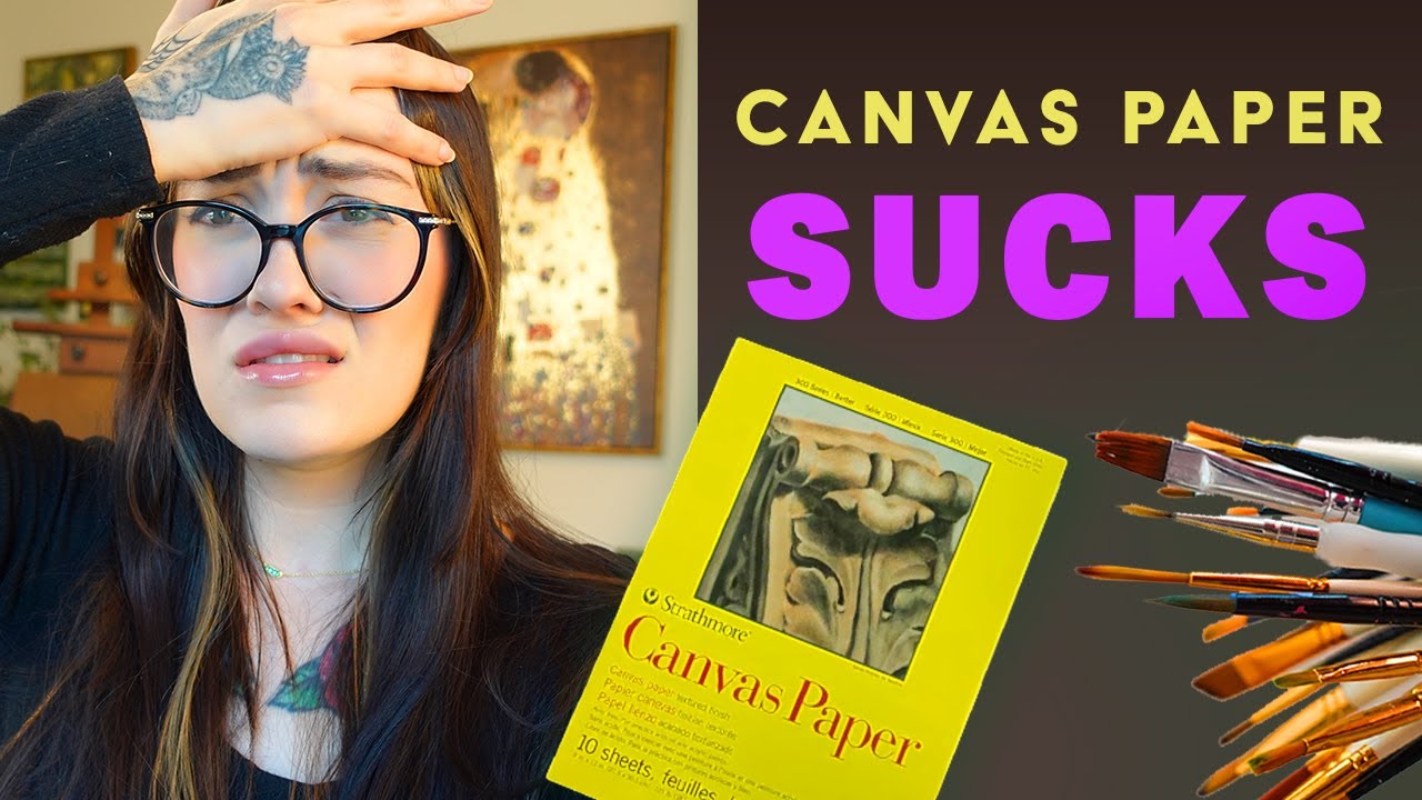 Oil Painting on Canvas Paper SUCKS - WHY & What To Use Instead