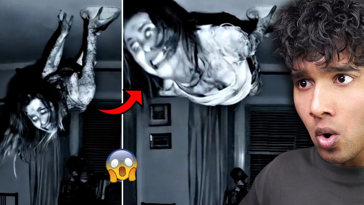 REAL GHOST CAUGHT ON CCTV CAMERA😱