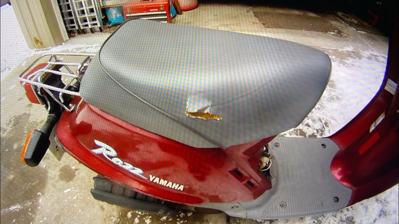 1996 Yamaha Riva Razz / Seat Cover Replacement