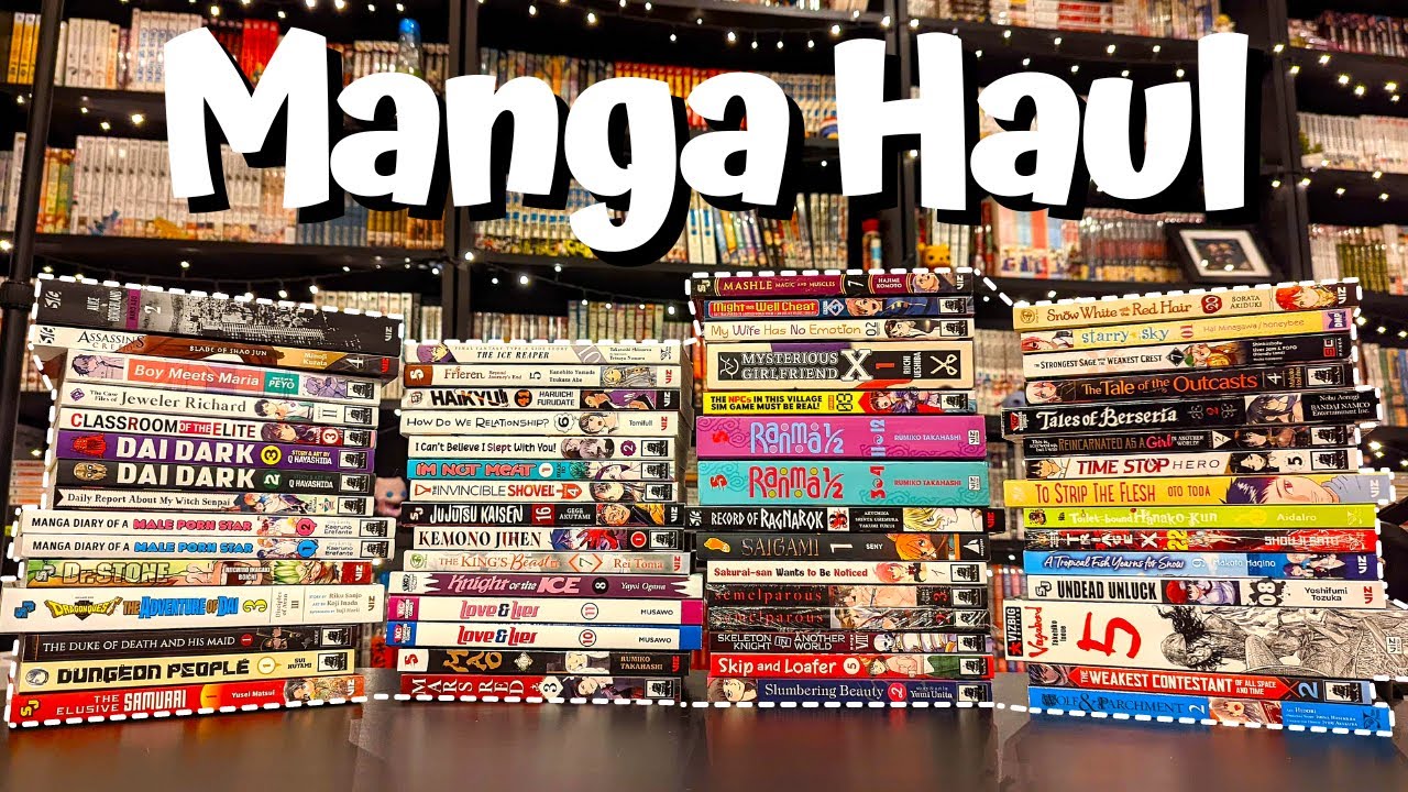 Manga Haul!!??! щ(ʘ╻ʘ)щ ~ I loved so many of these ~ 60 Volumes
