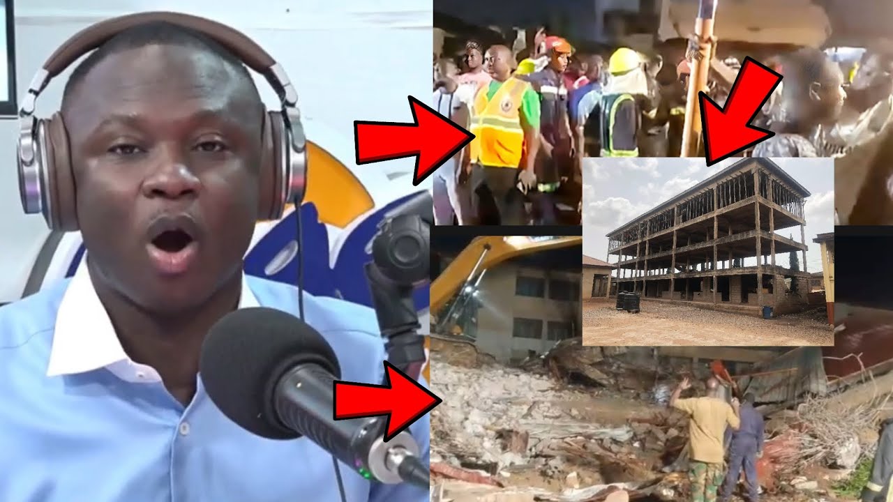 Three K!ll&ecirc;d As Unfinished Building Collapses On Church Service, Saddick Adams Gives Update