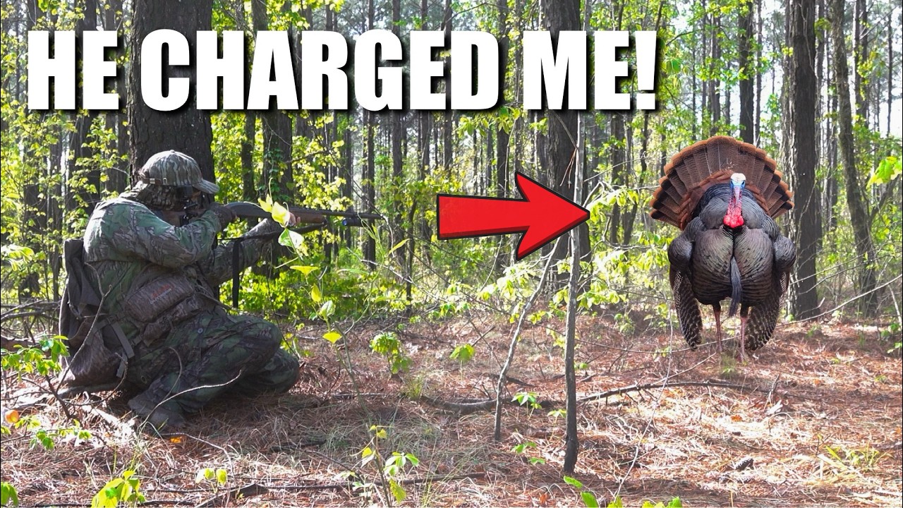 HE CHARGED ME! Opening Day Public Land Turkey Hunt