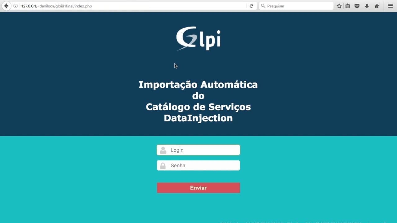GLPI - Importação Automática do Catálogo de Serviços com DataInjection