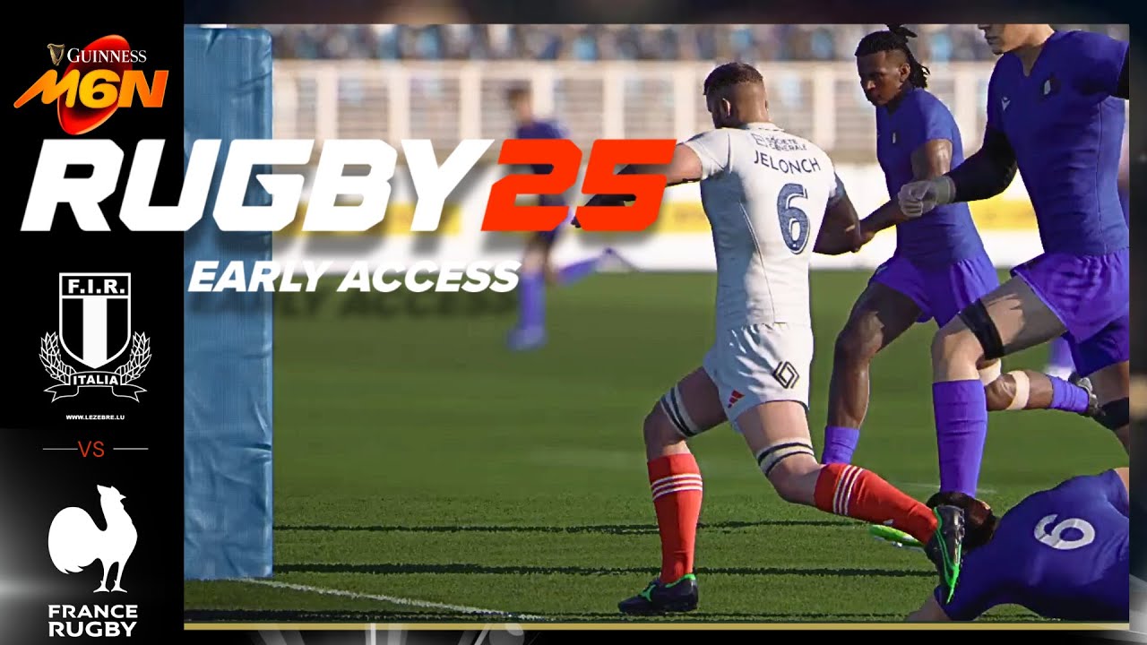 RUGBY 25 | 🇮🇹Italy vs France🇫🇷 | 2025 Guinness Six Nations Rugby