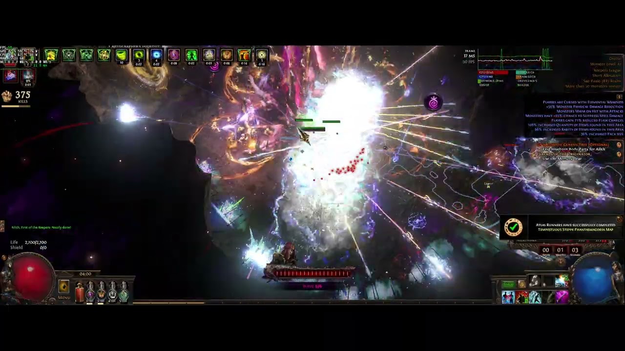 POE 3.27 - DEADEYE ELEMENTAL HIT OF THE SPECTRUM budget (4d) MAP RUN