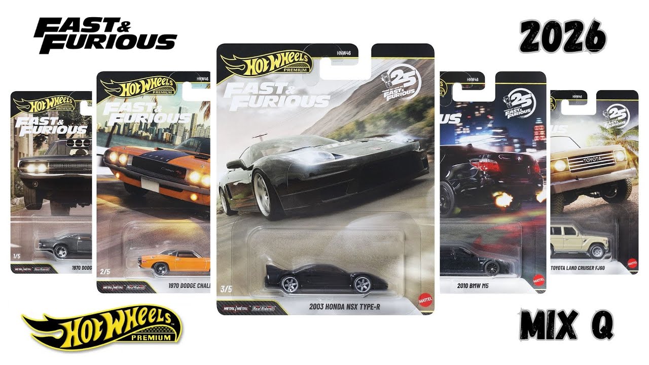 Hot Wheels Premium - Fast & Furious - Mix Q - 2026