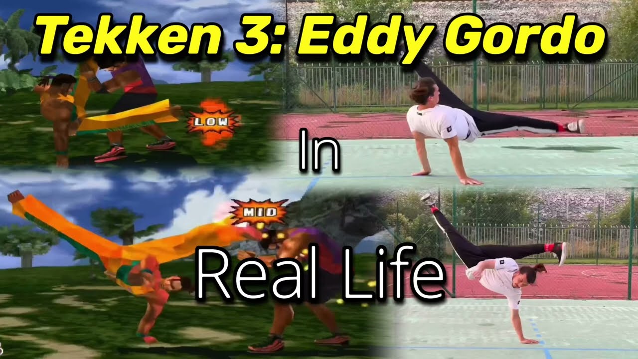 Tekken 3: Eddy Gordo in Real Life- VIEL edition #viel #tekken #tekken3 #eddygordo #capoeira #bboy