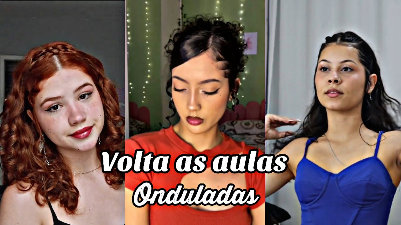 Penteados pro primeiro dia de aula para onduladas 💓✨