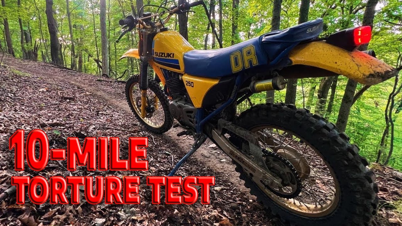 Will the 1985 DR250 survive the 10-mile torture test?