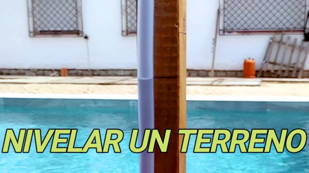 C&oacute;mo nivelar un terreno sencillo y barato