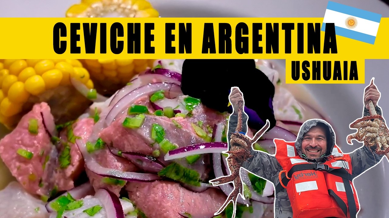 PREPARÉ UN CEVICHE EN ARGENTINA - USHUAIA | GIACOMO BOCCHIO