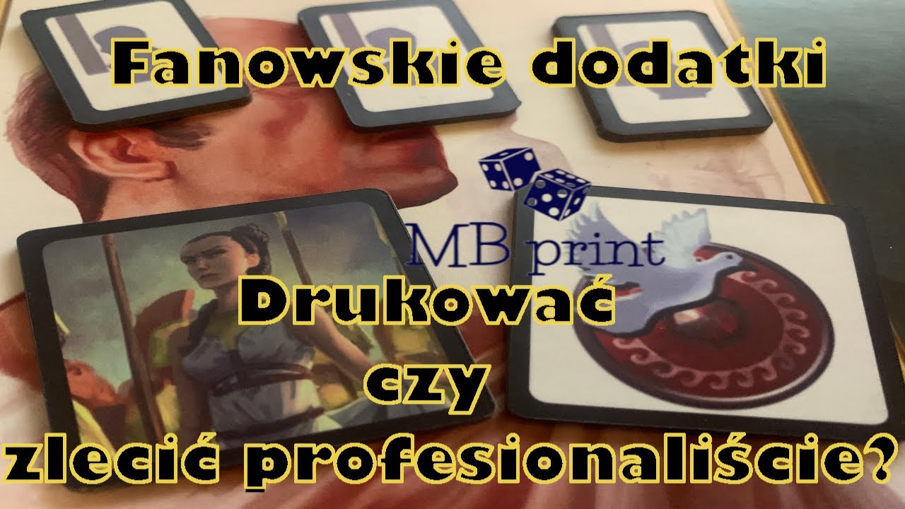 Fanowskie dodatki do plansz&oacute;wek | Drukować samemu czy zlecić profesjonalistom? | MB print | Wrażenia