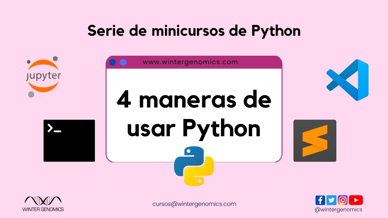 Cap. 3 - ¿Jupyter, Visual Code, Sublime Text o la terminal para Python