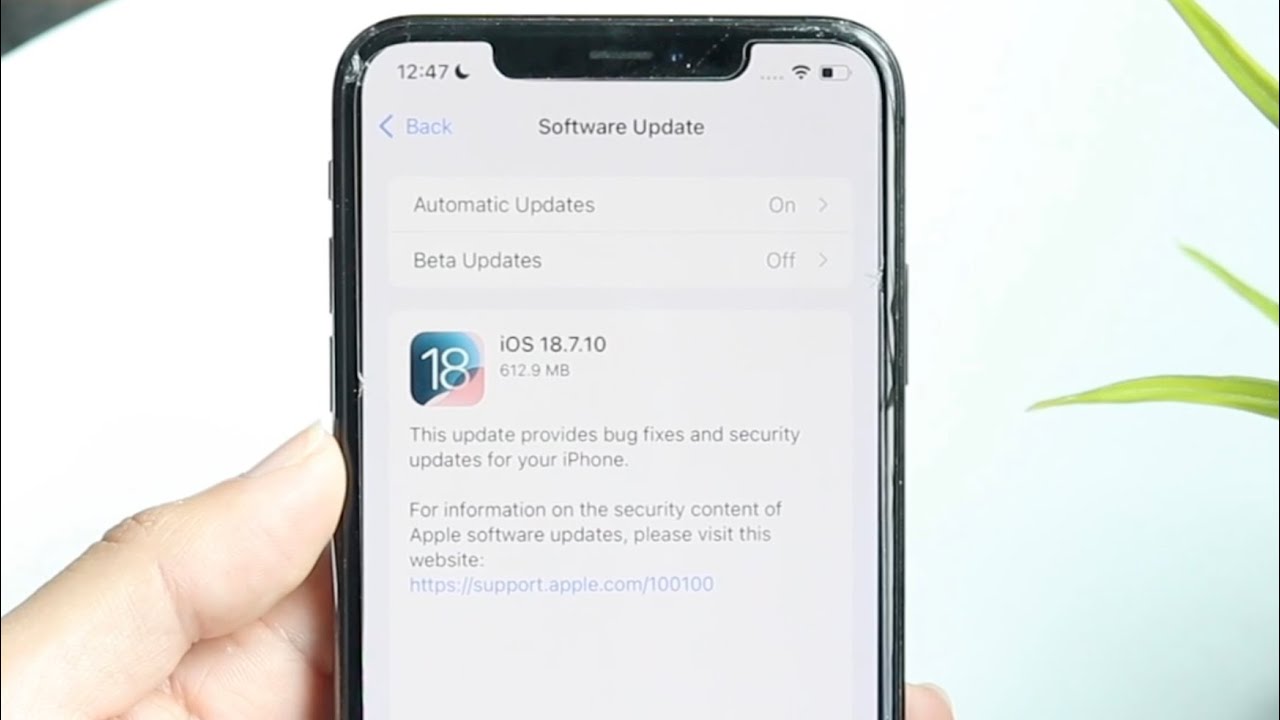 Как исправить ошибку установки iOS 18.7.10!