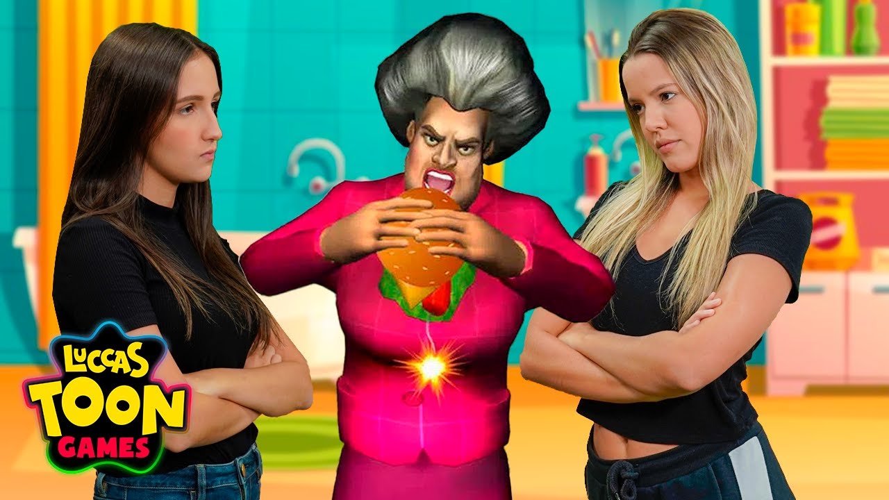 CAMILA E PRINCESA BRIGARAM DURANTE A FASE DA BANHEIRA NO SCARY TEACHER