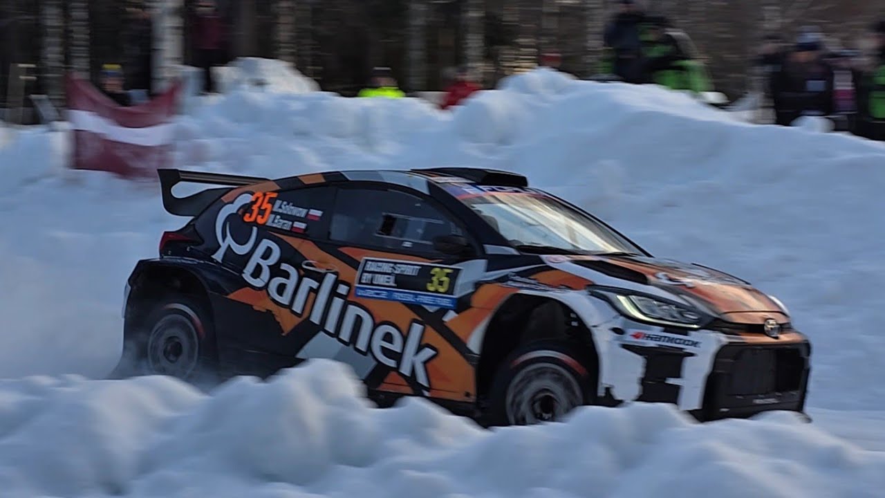 WRC Rally Sweden M. Sołowow GR Yaris WRC2