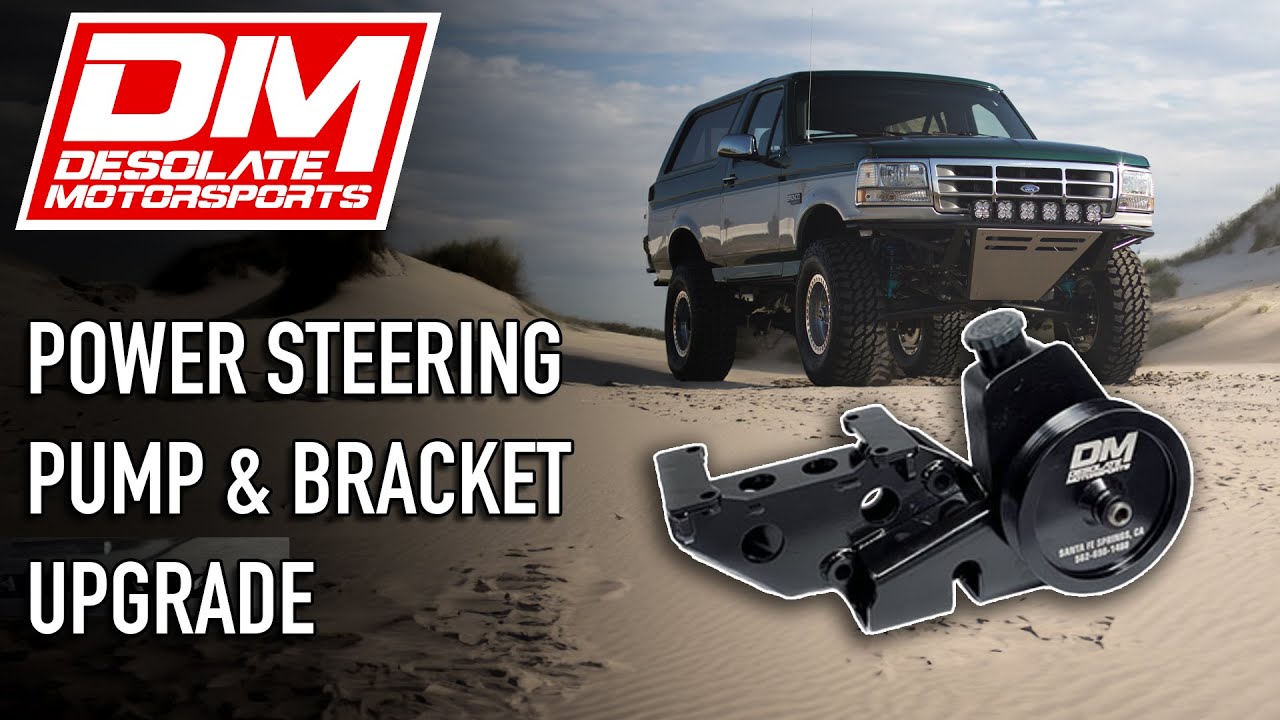 Install Guide: Bronco/F150 Saginaw Power Steering Upgrade