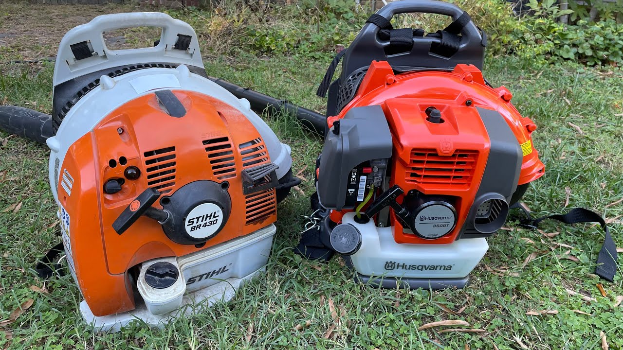 Leaf blower Comparison: Stihl BR430 vs Husqvarna 350BT