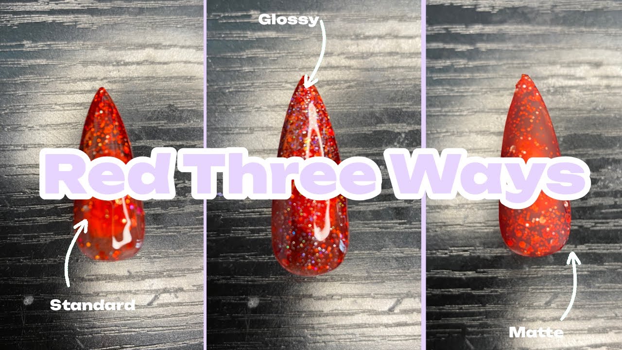 3 Nails, 3 Top Coats 💅✨ | Beginner Nail Tech